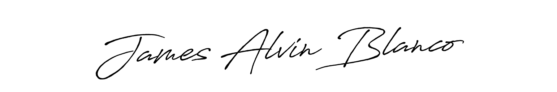 You should practise on your own different ways (Antro_Vectra_Bolder) to write your name (James Alvin Blanco) in signature. don't let someone else do it for you. James Alvin Blanco signature style 7 images and pictures png