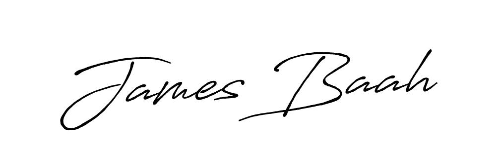 How to make James Baah signature? Antro_Vectra_Bolder is a professional autograph style. Create handwritten signature for James Baah name. James Baah signature style 7 images and pictures png