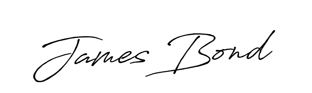 Create a beautiful signature design for name James Bond. With this signature (Antro_Vectra_Bolder) fonts, you can make a handwritten signature for free. James Bond signature style 7 images and pictures png