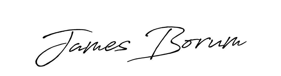 The best way (Antro_Vectra_Bolder) to make a short signature is to pick only two or three words in your name. The name James Borum include a total of six letters. For converting this name. James Borum signature style 7 images and pictures png