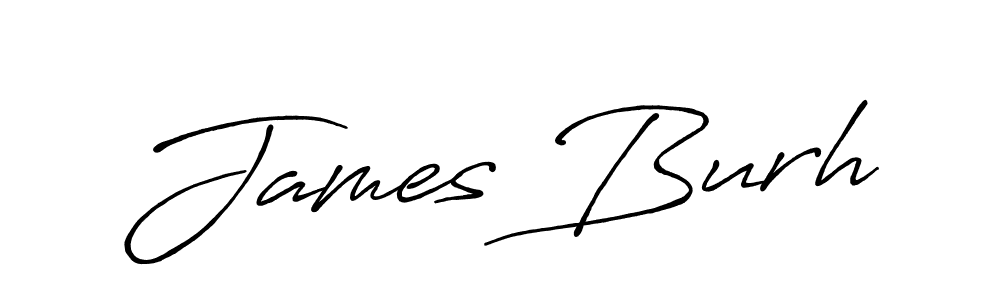 How to make James Burh signature? Antro_Vectra_Bolder is a professional autograph style. Create handwritten signature for James Burh name. James Burh signature style 7 images and pictures png