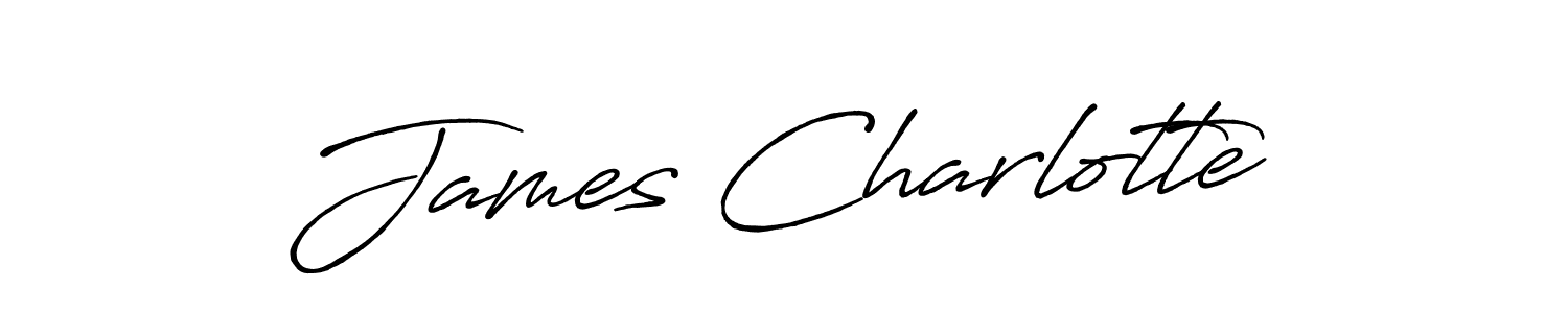 Make a short James Charlotte signature style. Manage your documents anywhere anytime using Antro_Vectra_Bolder. Create and add eSignatures, submit forms, share and send files easily. James Charlotte signature style 7 images and pictures png