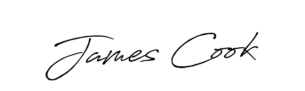 James Cook stylish signature style. Best Handwritten Sign (Antro_Vectra_Bolder) for my name. Handwritten Signature Collection Ideas for my name James Cook. James Cook signature style 7 images and pictures png