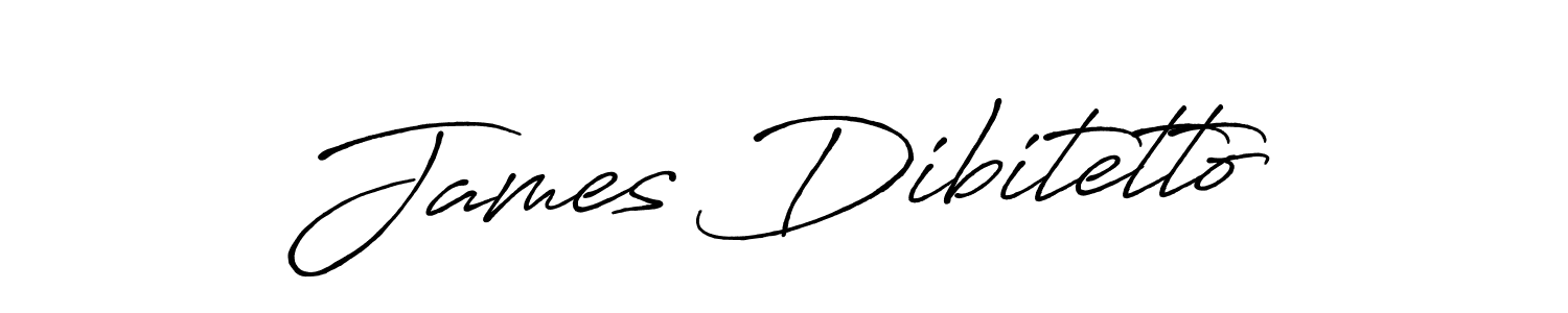 Create a beautiful signature design for name James Dibitetto. With this signature (Antro_Vectra_Bolder) fonts, you can make a handwritten signature for free. James Dibitetto signature style 7 images and pictures png