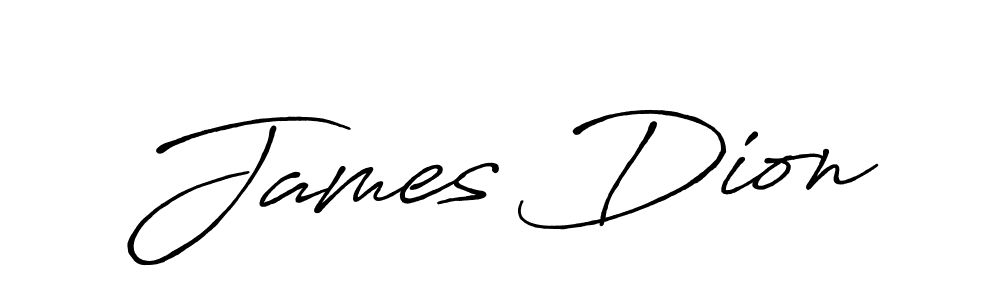 The best way (Antro_Vectra_Bolder) to make a short signature is to pick only two or three words in your name. The name James Dion include a total of six letters. For converting this name. James Dion signature style 7 images and pictures png