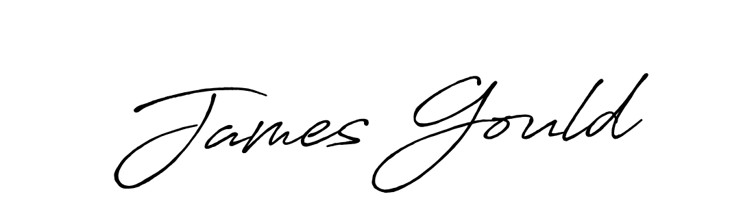 James Gould stylish signature style. Best Handwritten Sign (Antro_Vectra_Bolder) for my name. Handwritten Signature Collection Ideas for my name James Gould. James Gould signature style 7 images and pictures png