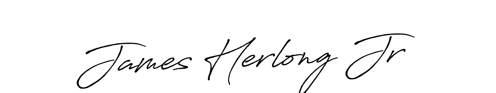 It looks lik you need a new signature style for name James Herlong Jr. Design unique handwritten (Antro_Vectra_Bolder) signature with our free signature maker in just a few clicks. James Herlong Jr signature style 7 images and pictures png