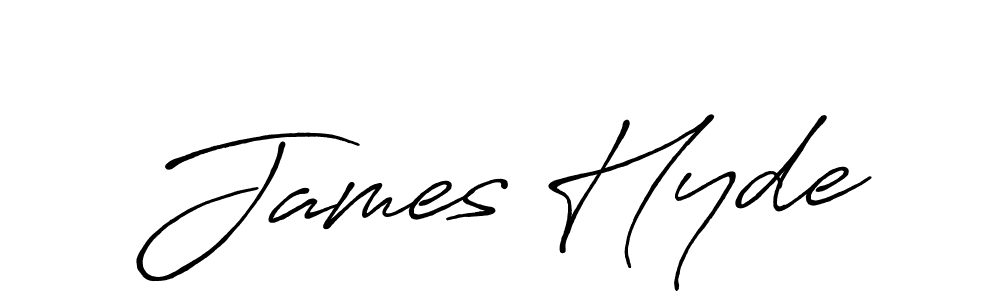 Also we have James Hyde name is the best signature style. Create professional handwritten signature collection using Antro_Vectra_Bolder autograph style. James Hyde signature style 7 images and pictures png
