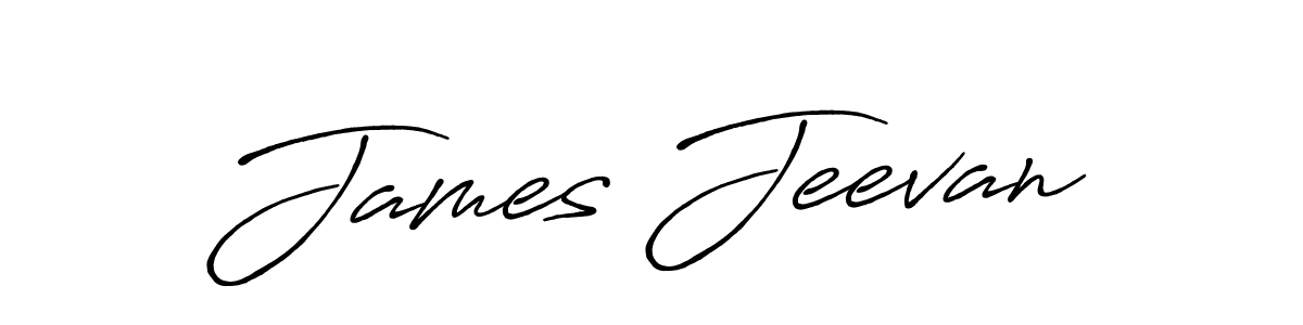 How to make James Jeevan signature? Antro_Vectra_Bolder is a professional autograph style. Create handwritten signature for James Jeevan name. James Jeevan signature style 7 images and pictures png