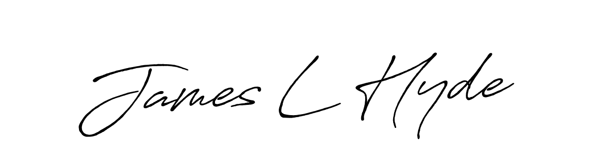 Also we have James L Hyde name is the best signature style. Create professional handwritten signature collection using Antro_Vectra_Bolder autograph style. James L Hyde signature style 7 images and pictures png
