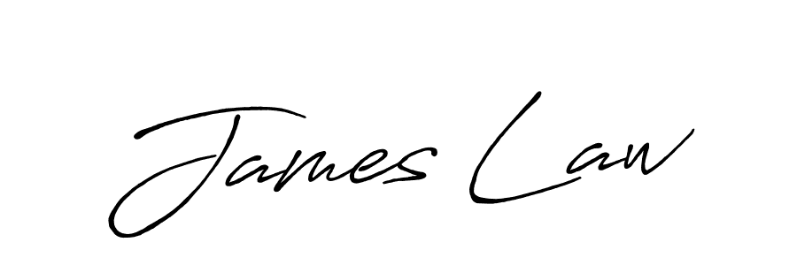 How to make James Law name signature. Use Antro_Vectra_Bolder style for creating short signs online. This is the latest handwritten sign. James Law signature style 7 images and pictures png