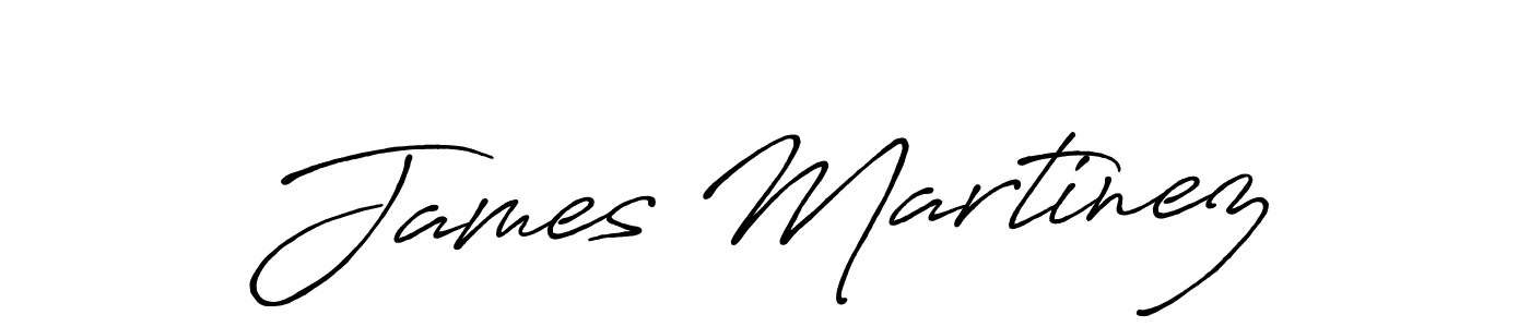 Make a beautiful signature design for name James Martinez. With this signature (Antro_Vectra_Bolder) style, you can create a handwritten signature for free. James Martinez signature style 7 images and pictures png