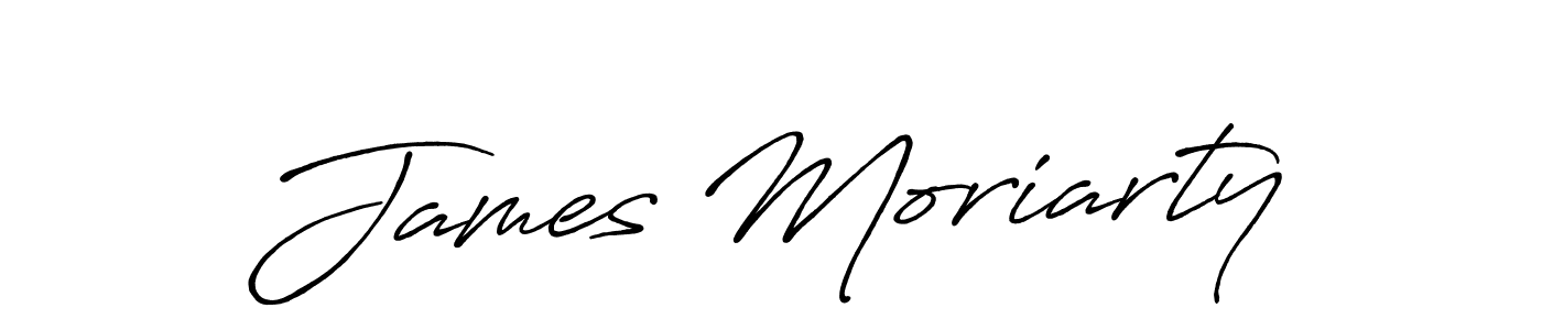 Make a beautiful signature design for name James Moriarty. With this signature (Antro_Vectra_Bolder) style, you can create a handwritten signature for free. James Moriarty signature style 7 images and pictures png