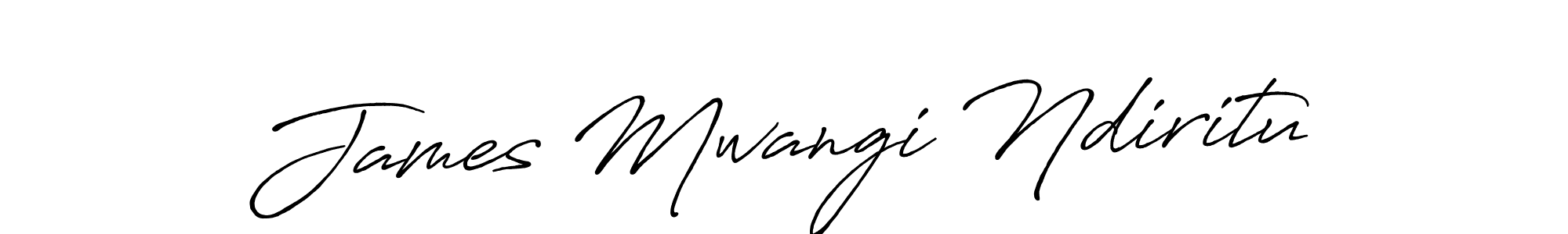 The best way (Antro_Vectra_Bolder) to make a short signature is to pick only two or three words in your name. The name James Mwangi Ndiritu include a total of six letters. For converting this name. James Mwangi Ndiritu signature style 7 images and pictures png