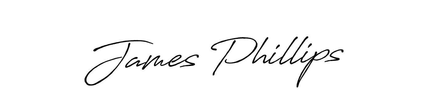 How to make James Phillips name signature. Use Antro_Vectra_Bolder style for creating short signs online. This is the latest handwritten sign. James Phillips signature style 7 images and pictures png