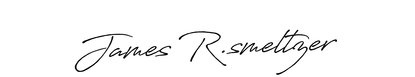 How to make James R.smeltzer signature? Antro_Vectra_Bolder is a professional autograph style. Create handwritten signature for James R.smeltzer name. James R.smeltzer signature style 7 images and pictures png