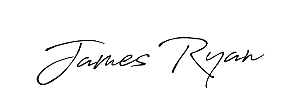 Also we have James Ryan name is the best signature style. Create professional handwritten signature collection using Antro_Vectra_Bolder autograph style. James Ryan signature style 7 images and pictures png