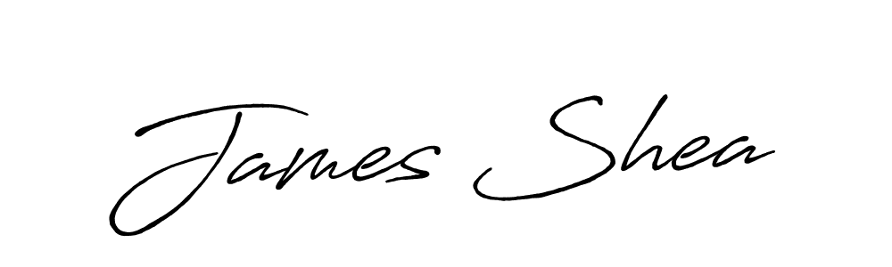 Also You can easily find your signature by using the search form. We will create James Shea name handwritten signature images for you free of cost using Antro_Vectra_Bolder sign style. James Shea signature style 7 images and pictures png