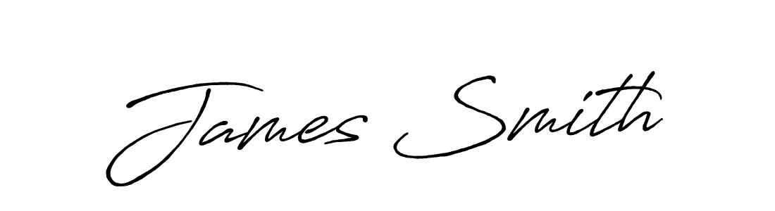 How to make James Smith signature? Antro_Vectra_Bolder is a professional autograph style. Create handwritten signature for James Smith name. James Smith signature style 7 images and pictures png