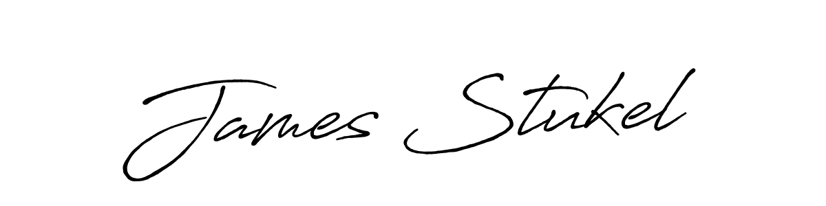 if you are searching for the best signature style for your name James Stukel. so please give up your signature search. here we have designed multiple signature styles  using Antro_Vectra_Bolder. James Stukel signature style 7 images and pictures png