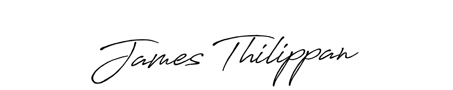 The best way (Antro_Vectra_Bolder) to make a short signature is to pick only two or three words in your name. The name James Thilippan include a total of six letters. For converting this name. James Thilippan signature style 7 images and pictures png