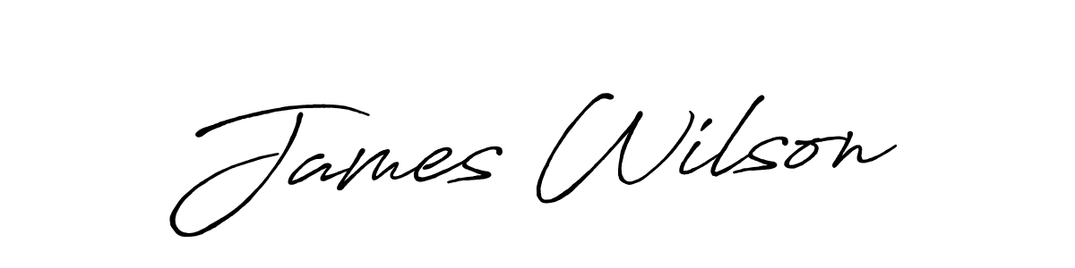 How to make James Wilson signature? Antro_Vectra_Bolder is a professional autograph style. Create handwritten signature for James Wilson name. James Wilson signature style 7 images and pictures png