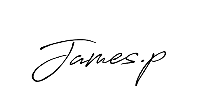 Also we have James.p name is the best signature style. Create professional handwritten signature collection using Antro_Vectra_Bolder autograph style. James.p signature style 7 images and pictures png