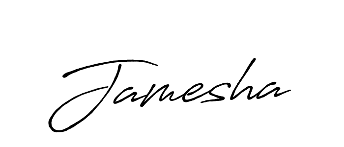 It looks lik you need a new signature style for name Jamesha. Design unique handwritten (Antro_Vectra_Bolder) signature with our free signature maker in just a few clicks. Jamesha signature style 7 images and pictures png