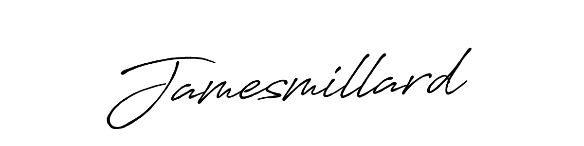 Also we have Jamesmillard name is the best signature style. Create professional handwritten signature collection using Antro_Vectra_Bolder autograph style. Jamesmillard signature style 7 images and pictures png