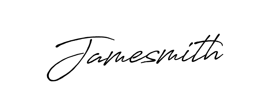 Create a beautiful signature design for name Jamesmith. With this signature (Antro_Vectra_Bolder) fonts, you can make a handwritten signature for free. Jamesmith signature style 7 images and pictures png