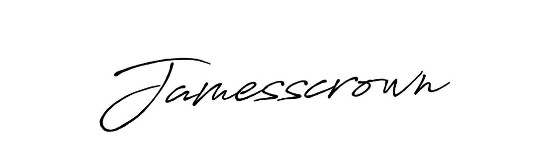 How to make Jamesscrown signature? Antro_Vectra_Bolder is a professional autograph style. Create handwritten signature for Jamesscrown name. Jamesscrown signature style 7 images and pictures png