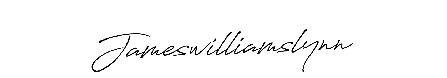 How to make Jameswilliamslynn signature? Antro_Vectra_Bolder is a professional autograph style. Create handwritten signature for Jameswilliamslynn name. Jameswilliamslynn signature style 7 images and pictures png