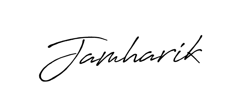 Create a beautiful signature design for name Jamharik. With this signature (Antro_Vectra_Bolder) fonts, you can make a handwritten signature for free. Jamharik signature style 7 images and pictures png