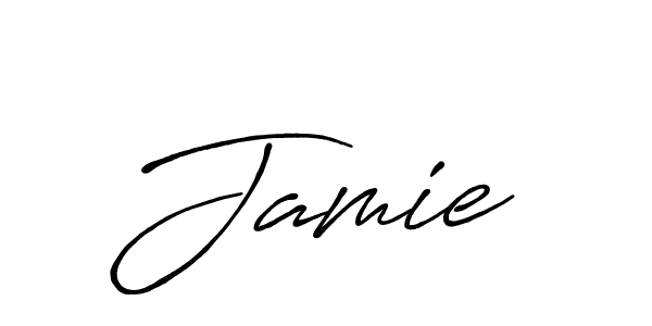 You should practise on your own different ways (Antro_Vectra_Bolder) to write your name (Jamie ) in signature. don't let someone else do it for you. Jamie  signature style 7 images and pictures png