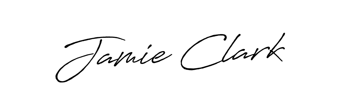 Also You can easily find your signature by using the search form. We will create Jamie Clark name handwritten signature images for you free of cost using Antro_Vectra_Bolder sign style. Jamie Clark signature style 7 images and pictures png