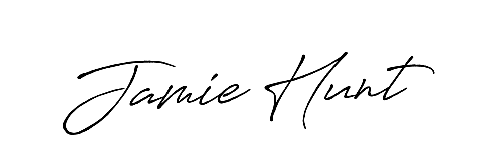 Also we have Jamie Hunt name is the best signature style. Create professional handwritten signature collection using Antro_Vectra_Bolder autograph style. Jamie Hunt signature style 7 images and pictures png