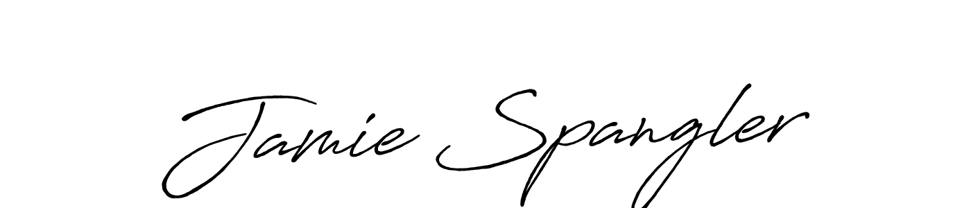 Create a beautiful signature design for name Jamie Spangler. With this signature (Antro_Vectra_Bolder) fonts, you can make a handwritten signature for free. Jamie Spangler signature style 7 images and pictures png
