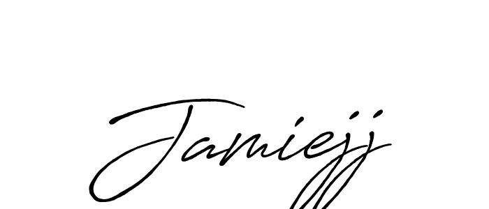 Create a beautiful signature design for name Jamiejj. With this signature (Antro_Vectra_Bolder) fonts, you can make a handwritten signature for free. Jamiejj signature style 7 images and pictures png