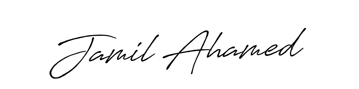 Similarly Antro_Vectra_Bolder is the best handwritten signature design. Signature creator online .You can use it as an online autograph creator for name Jamil Ahamed. Jamil Ahamed signature style 7 images and pictures png