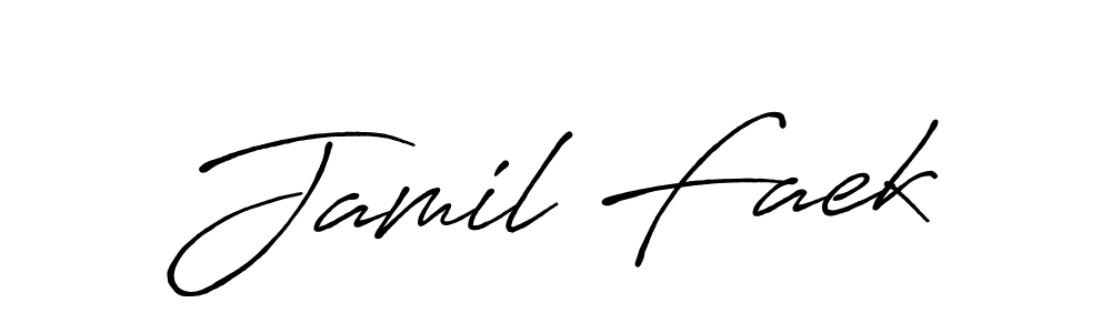 Make a beautiful signature design for name Jamil Faek. Use this online signature maker to create a handwritten signature for free. Jamil Faek signature style 7 images and pictures png