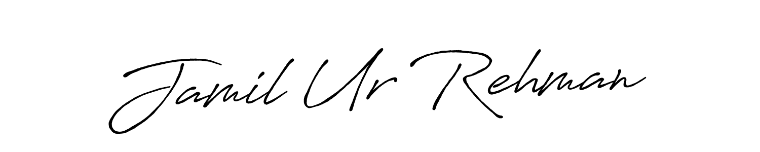 Jamil Ur Rehman stylish signature style. Best Handwritten Sign (Antro_Vectra_Bolder) for my name. Handwritten Signature Collection Ideas for my name Jamil Ur Rehman. Jamil Ur Rehman signature style 7 images and pictures png