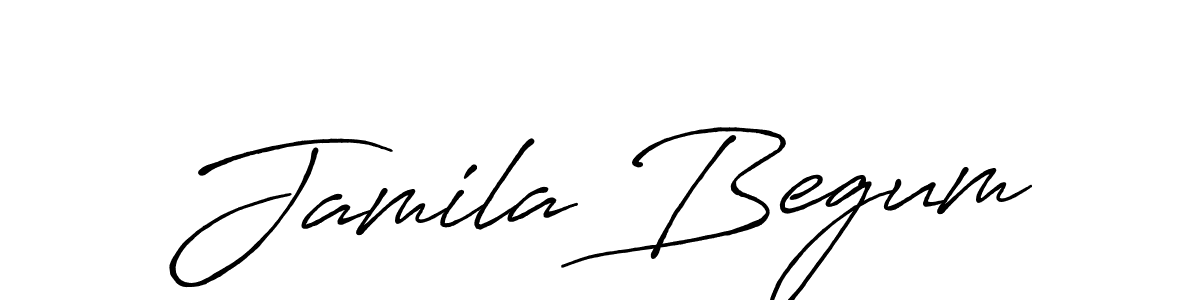 Antro_Vectra_Bolder is a professional signature style that is perfect for those who want to add a touch of class to their signature. It is also a great choice for those who want to make their signature more unique. Get Jamila Begum name to fancy signature for free. Jamila Begum signature style 7 images and pictures png