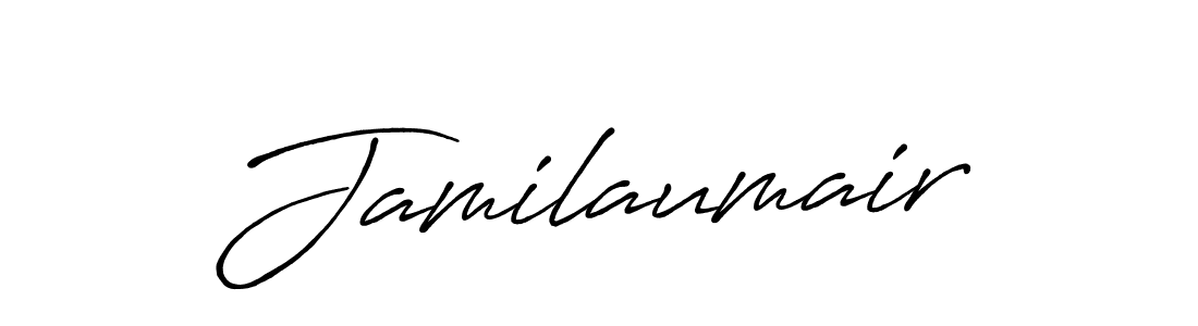How to Draw Jamilaumair signature style? Antro_Vectra_Bolder is a latest design signature styles for name Jamilaumair. Jamilaumair signature style 7 images and pictures png