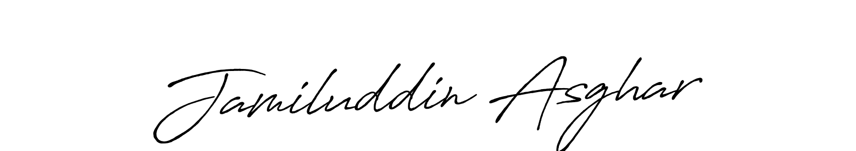 It looks lik you need a new signature style for name Jamiluddin Asghar. Design unique handwritten (Antro_Vectra_Bolder) signature with our free signature maker in just a few clicks. Jamiluddin Asghar signature style 7 images and pictures png