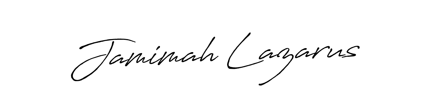 Here are the top 10 professional signature styles for the name Jamimah Lazarus. These are the best autograph styles you can use for your name. Jamimah Lazarus signature style 7 images and pictures png