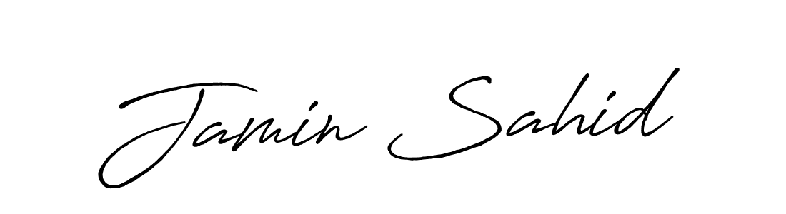 You can use this online signature creator to create a handwritten signature for the name Jamin Sahid. This is the best online autograph maker. Jamin Sahid signature style 7 images and pictures png