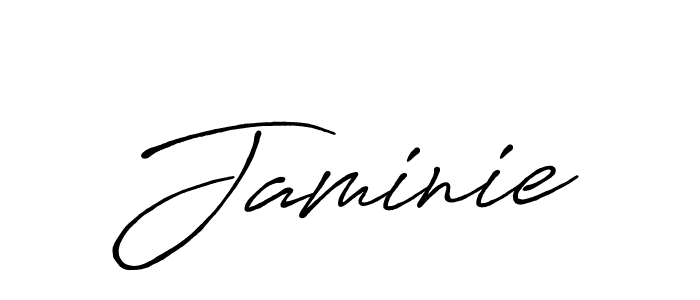 Create a beautiful signature design for name Jaminie. With this signature (Antro_Vectra_Bolder) fonts, you can make a handwritten signature for free. Jaminie signature style 7 images and pictures png