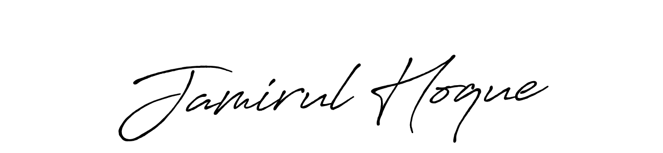 Also You can easily find your signature by using the search form. We will create Jamirul Hoque name handwritten signature images for you free of cost using Antro_Vectra_Bolder sign style. Jamirul Hoque signature style 7 images and pictures png