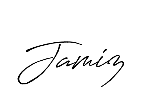 It looks lik you need a new signature style for name Jamiz. Design unique handwritten (Antro_Vectra_Bolder) signature with our free signature maker in just a few clicks. Jamiz signature style 7 images and pictures png