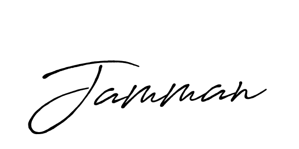 Make a beautiful signature design for name Jamman. With this signature (Antro_Vectra_Bolder) style, you can create a handwritten signature for free. Jamman signature style 7 images and pictures png